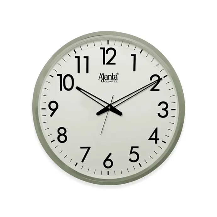 Ajanta Office Wall Clock 697 White Metro Times